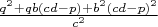 $\frac{q^2+qb(cd-p)+b^2(cd-p)^2}{c^2}$