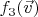 $f_3(\vec v)$