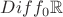 $Diff_0\mathbb{R}$