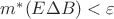 $m^*(E \Delta B) < \varepsilon$