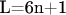 L=6n+1