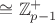 $\cong \mathbb{Z}_{p-1}^{+}$