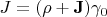 $J=(\rho+\mathbf{J})\gamma_0$