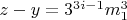 $z-y=3^{3i-1}m_1^3$