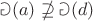 $\Game(a) \nsupseteq \Game(d)$