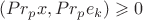 $ (Pr_p x, Pr_p e_{k}) \geqslant 0$