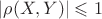 $|\rho(X,Y)|\leqslant 1$