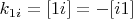 $ k_{1i} = [1i]= -[i1] $