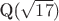 \mathbb{Q}(\sqrt{17})