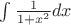 $\int \frac{1}{1+x^2}dx$