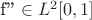 f'' \in L^2[0,1]$
