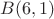 $B(6,1)$