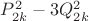$P_{2k}^2 - 3Q_{2k}^2$