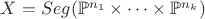 $X=Seg(\mathbb{P}^{n_1}\times\cdots\times\mathbb{P}^{n_k})$