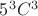 $5^3 C^3$
