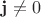 $\mathbf{j} \neq 0$