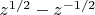 $z^{1/2}-z^{-1/2}$