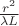 $\frac{r^2 }{\lambda L}$