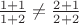 $\frac{1+1}{1+2}\ne \frac{2+1}{2+2}$