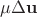 $\mu \Delta \mathbf{u}$