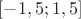 $[-1,5; 1,5]$