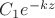 $C_1e^{-kz}$