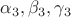 $\alpha_3, \beta_3, \gamma_3$