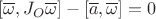 $$[\overline \omega,J_O\overline \omega]-[\overline a,\overline \omega]=0$$