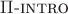 $\Pi$-\textsc{intro}