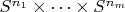 $S^{n_{1}} \times\cdots \times S^{n_{m}}$