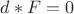 $ d \ast F = 0$