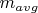 $m_{avg}$