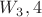 $W_3,4$