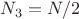 $N_3 = N/2$