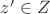 $z'\in Z$