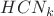 $HCN_k$