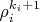 $\rho_i^{k_i+1}$