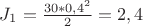 $J_1=\frac{30*0,4^2}{2}=2,4$
