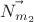 $\vec{N_{m_2}}$