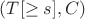 $(T[\ge s], C)$