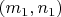 $(m_1,n_1)$