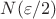 $N(\varepsilon/2)$ $N(\varepsilon/2)$
