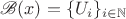 $\mathscr{B}(x)=\{U_i\}_{i\in\mathbb{N}}$