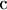 \mathbf{c}