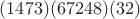 $(1473)(67248)(32)$