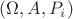 $(\Omega,A,P_i)$