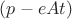 $(p-eAt)$