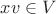 $xv \in V$