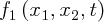 \large$f_{1}\left(x_{1}, x_{2}, t \right)$