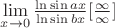 $\lim\limits_{x\to0}\frac{\ln \sin ax}{\ln \sin bx} [\frac{\infty}{\infty}]$